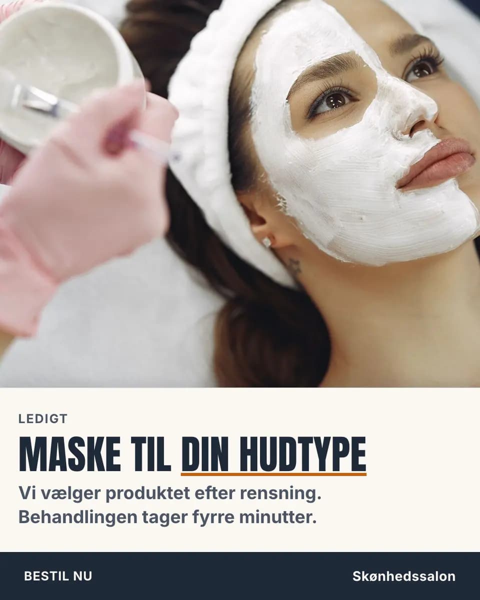 MASKE TIL DIN HUDTYPE, Skønhedssalon