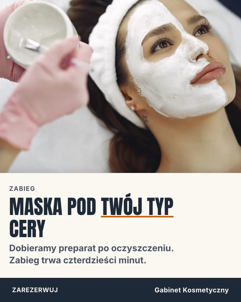 MASKA POD TWÓJ TYP CERY, Gabinet Kosmetyczny
