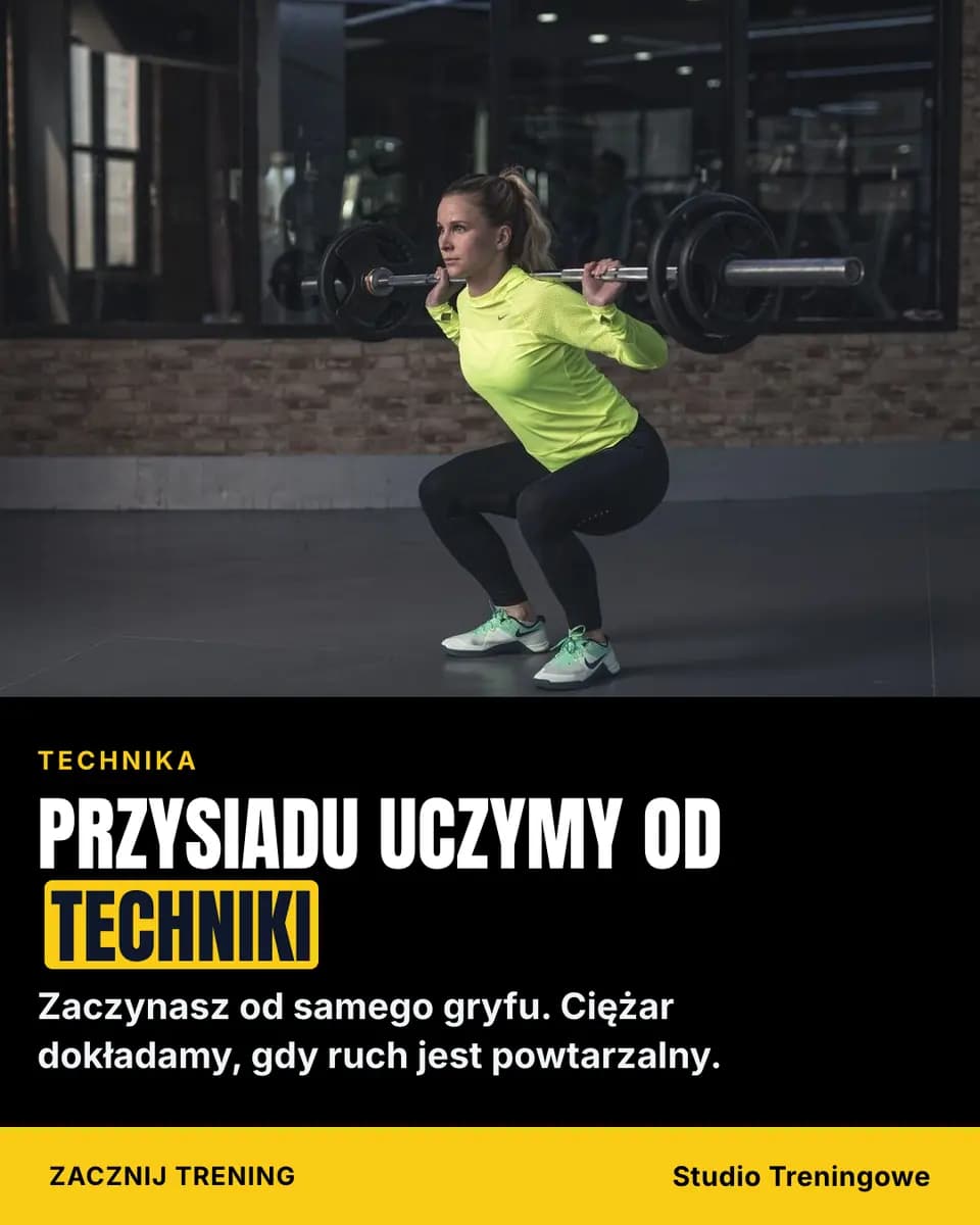 PRZYSIADU UCZYMY OD TECHNIKI, Studio Treningowe