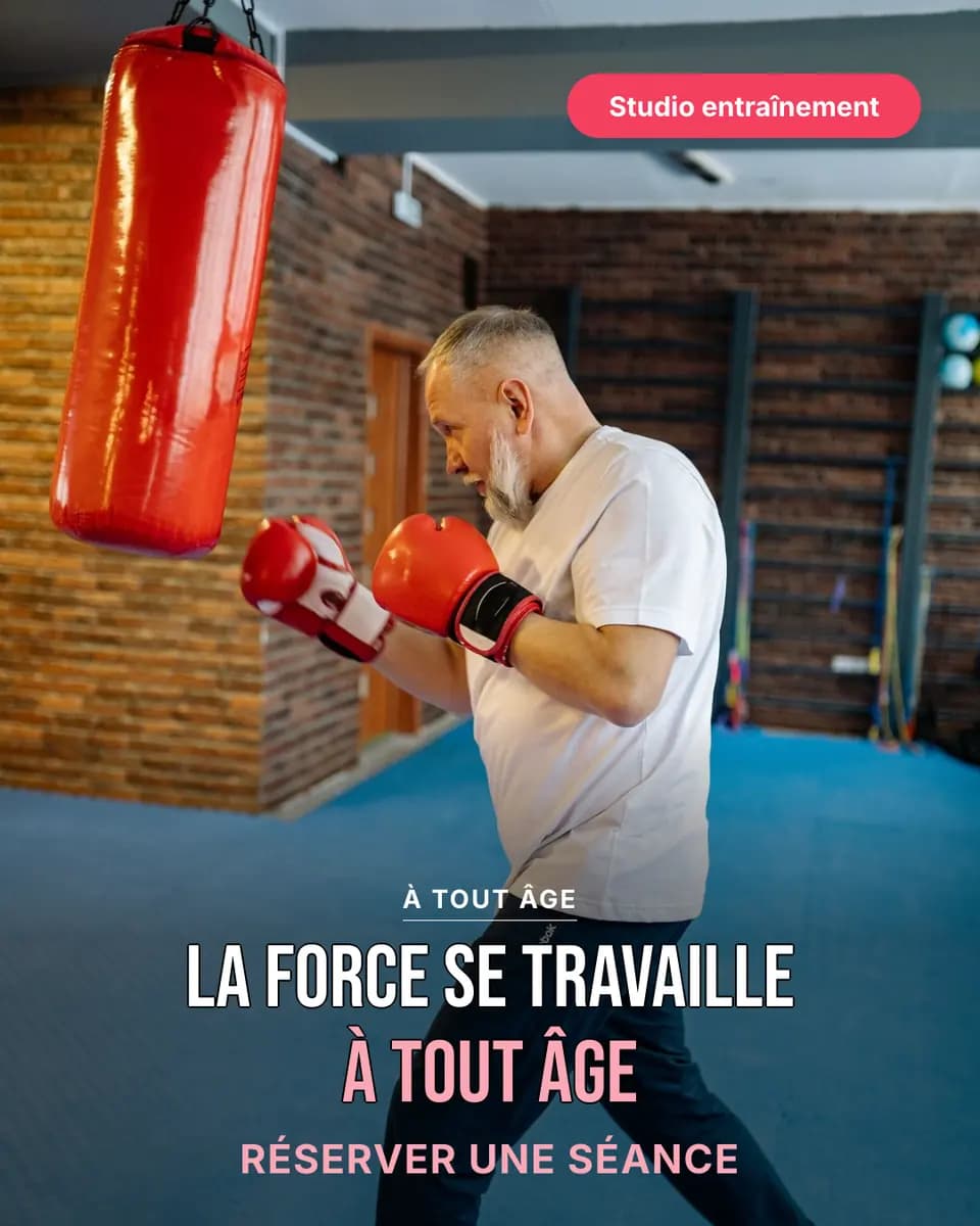 La force se travaille à tout âge, Studio entraînement