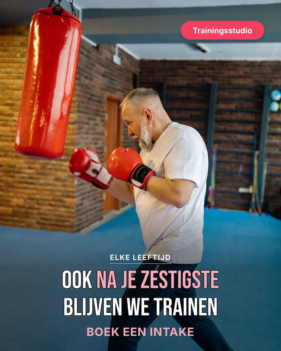 Ook na je zestigste blijven we trainen, Trainingsstudio