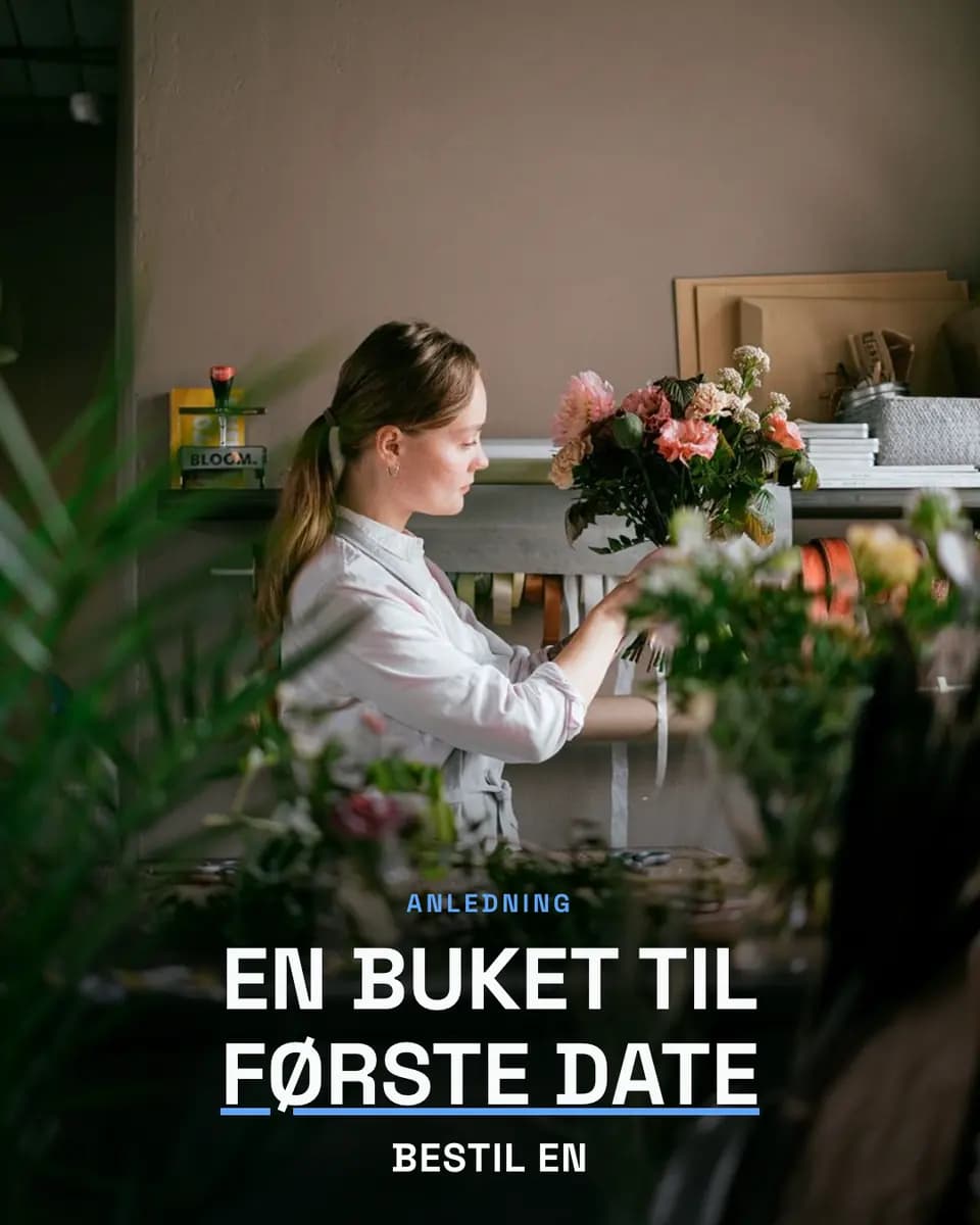 EN BUKET TIL FØRSTE DATE, Blomsterværksted