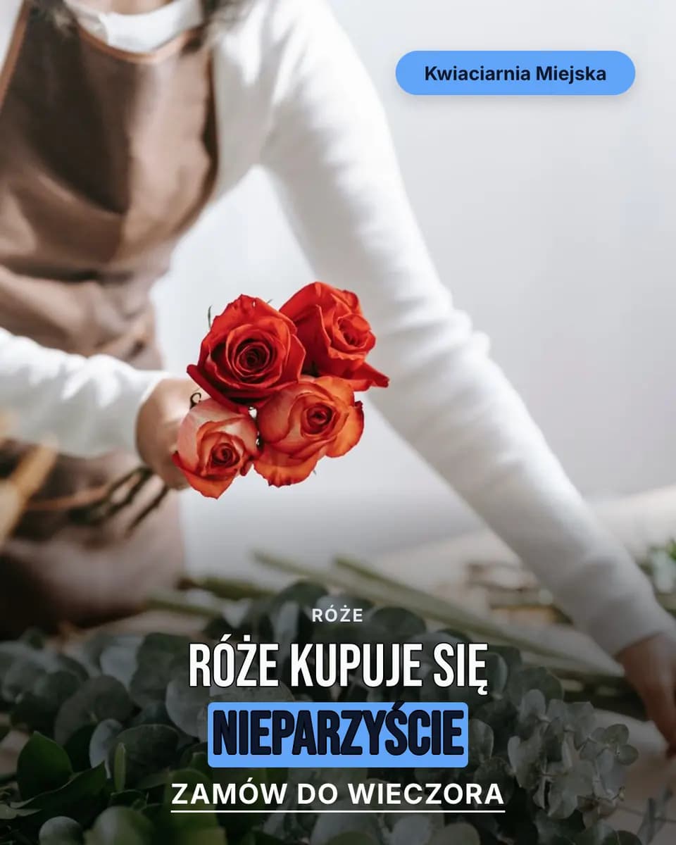 Róże kupuje się nieparzyście, Kwiaciarnia Miejska