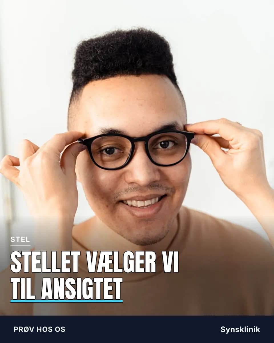 STELLET VÆLGER VI TIL ANSIGTET, Synsklinik