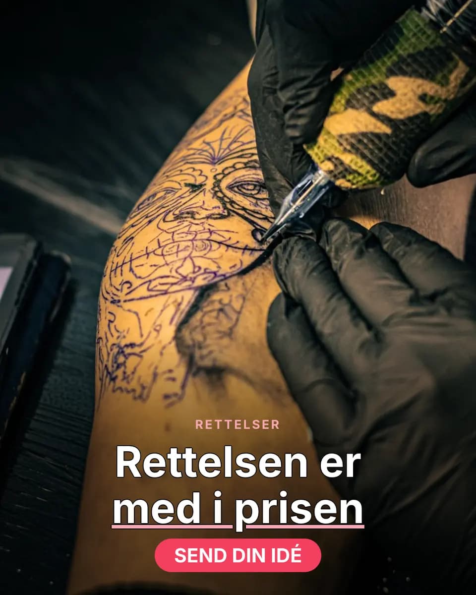 Rettelsen er med i prisen, Tatoveringsstudie