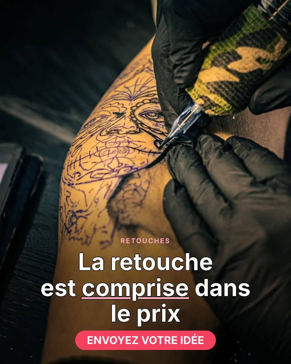 La retouche est comprise dans le prix, Studio de Tatouage