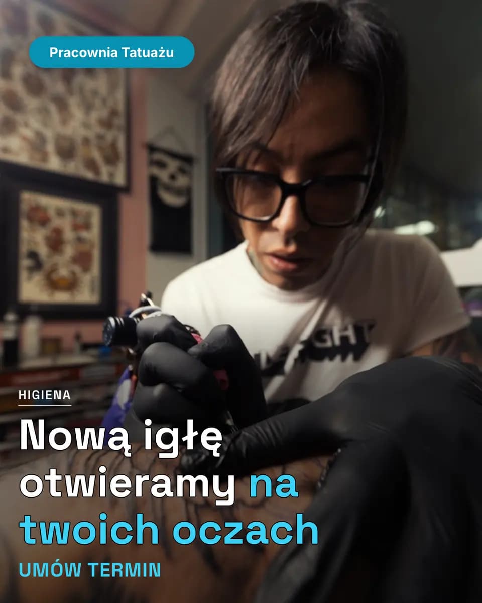 Nową igłę otwieramy na twoich oczach, Pracownia Tatuażu