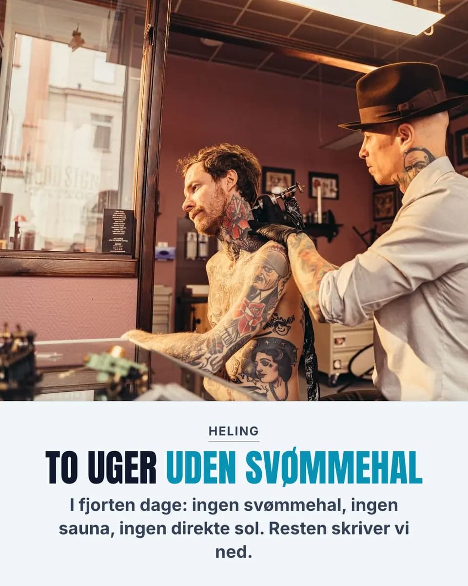 TO UGER UDEN SVØMMEHAL, Tatoveringsværksted
