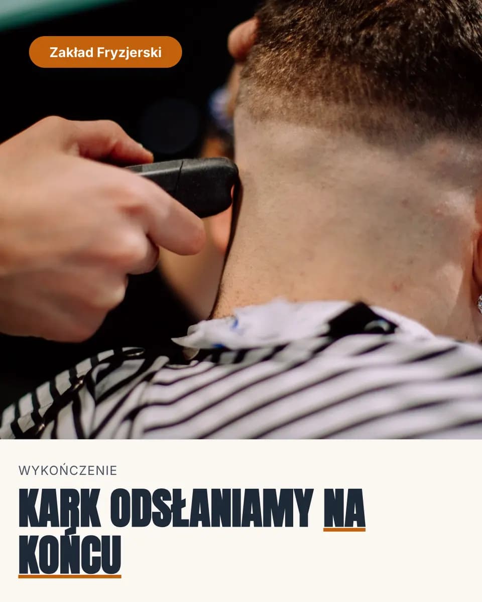 KARK ODSŁANIAMY NA KOŃCU — Zakład Fryzjerski