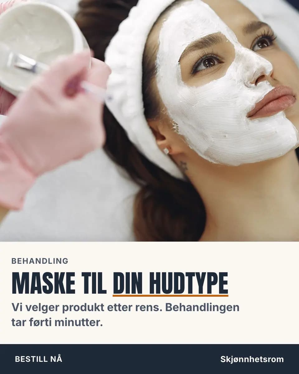 MASKE TIL DIN HUDTYPE, Skjønnhetsrom