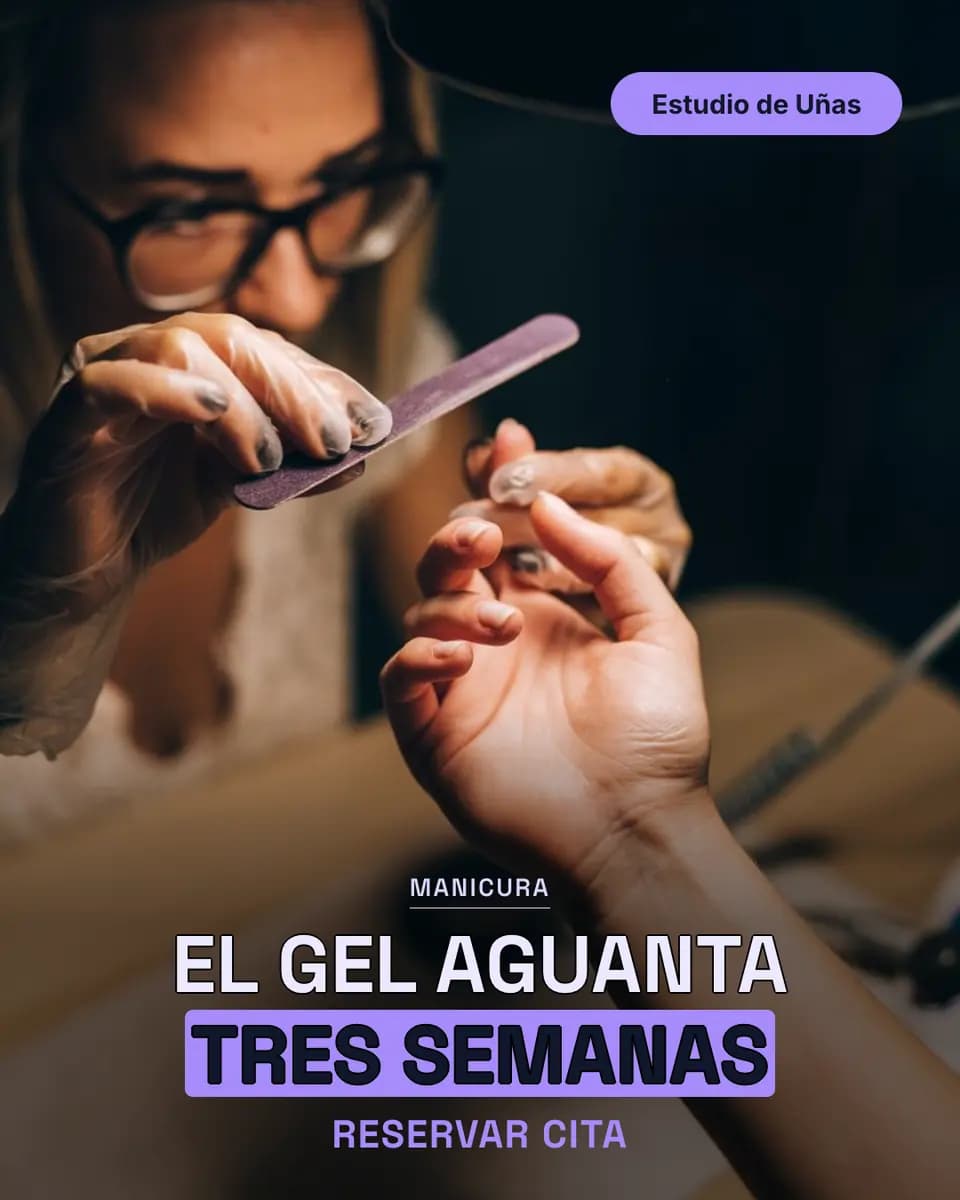 EL GEL AGUANTA TRES SEMANAS, Estudio de Uñas