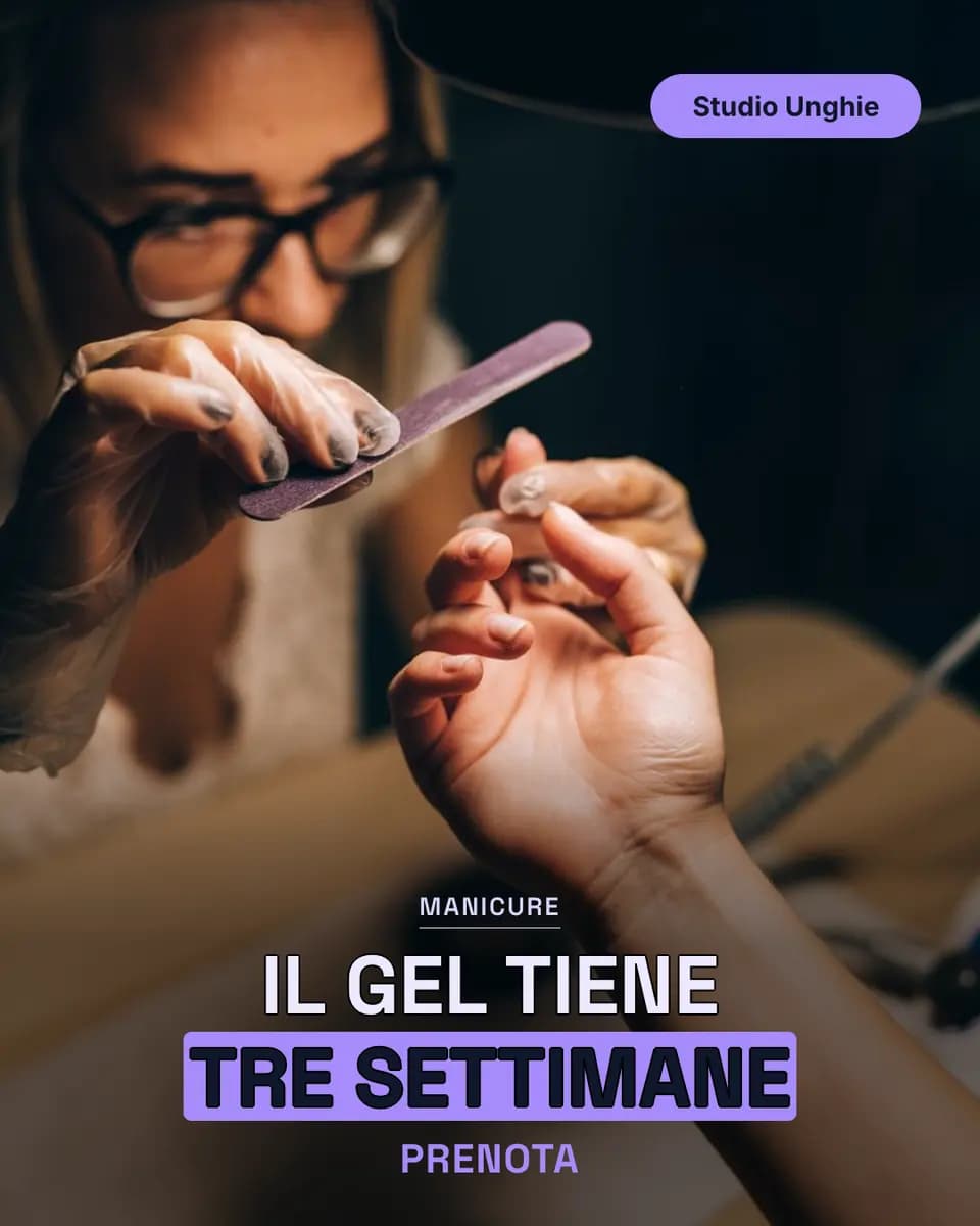 IL GEL TIENE TRE SETTIMANE, Studio Unghie