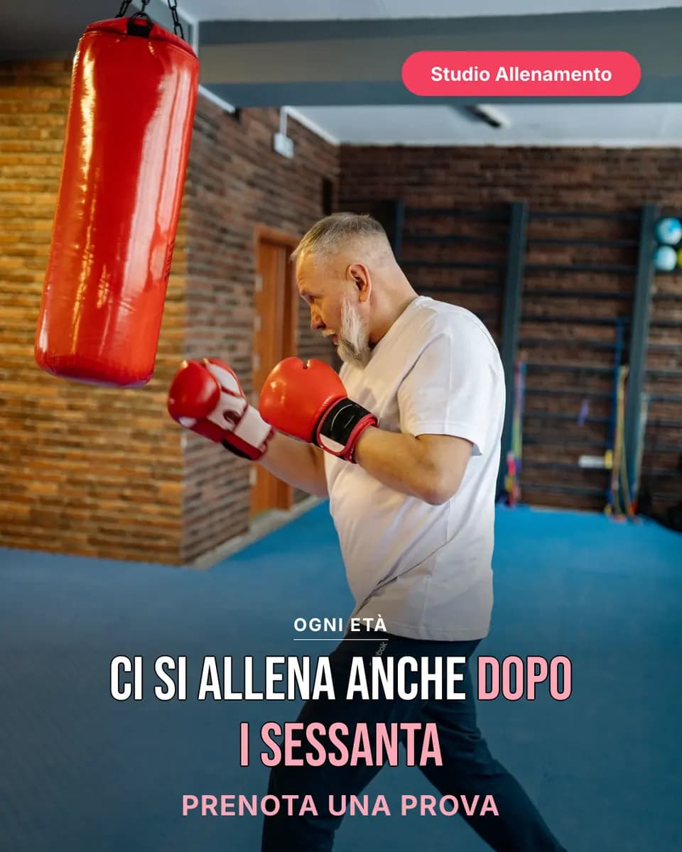 Ci si allena anche dopo i sessanta, Studio Allenamento