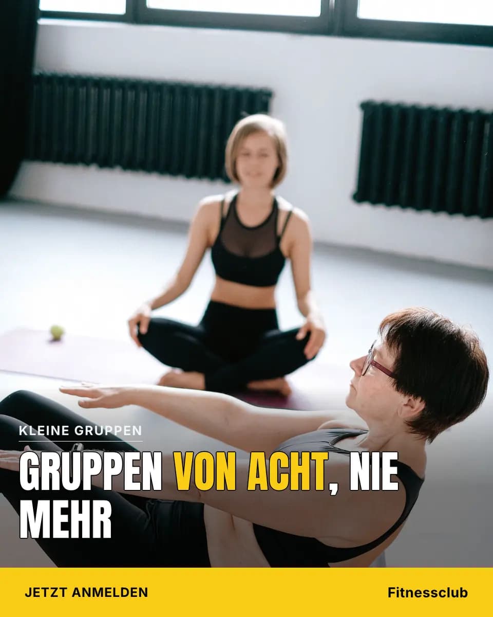 GRUPPEN VON ACHT, NIE MEHR, Fitnessclub