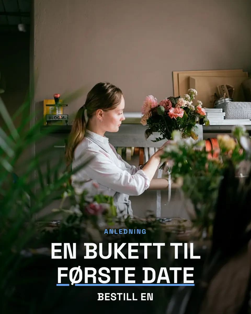 EN BUKETT TIL FØRSTE DATE, Blomsterverksted