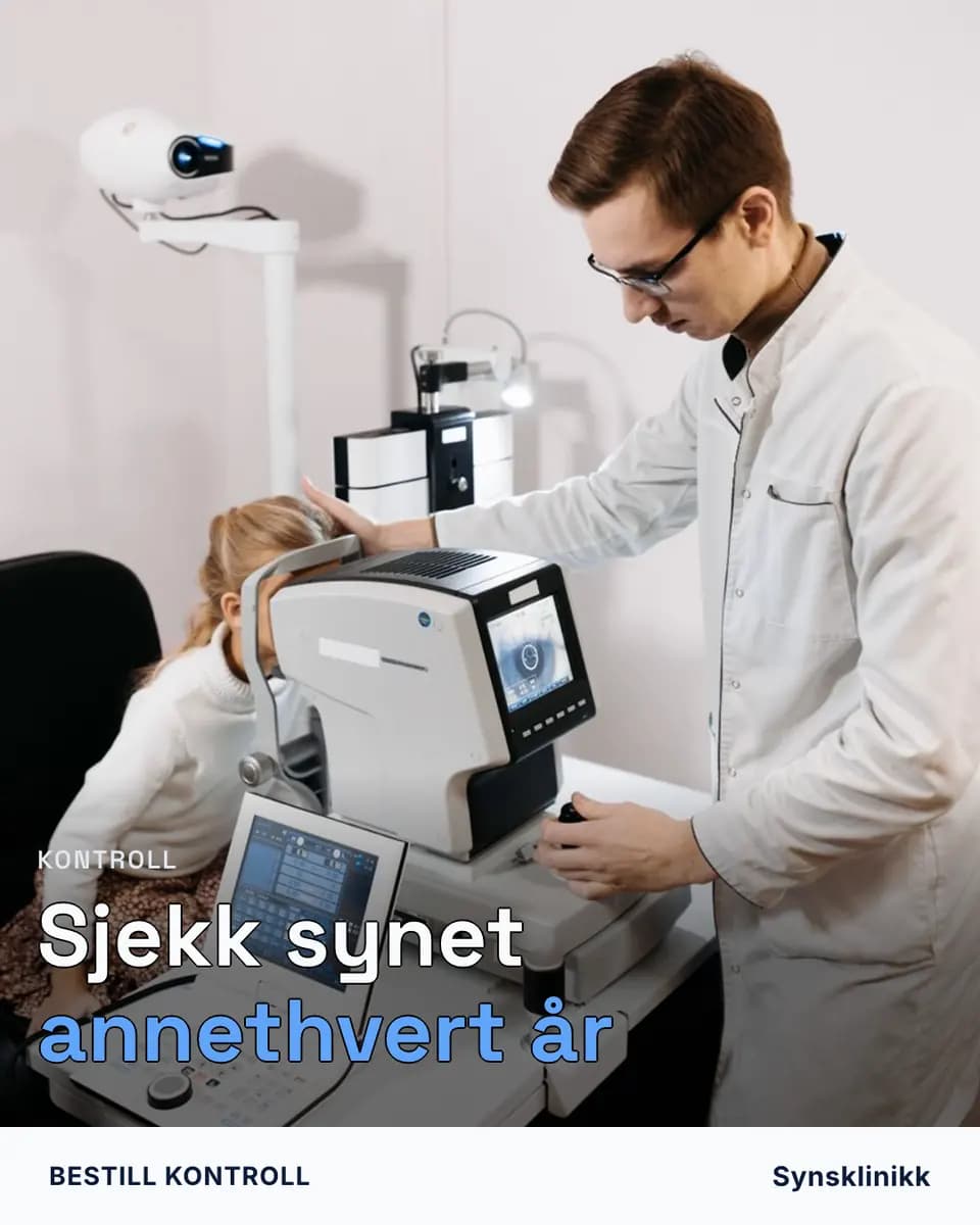 Sjekk synet annethvert år, Synsklinikk