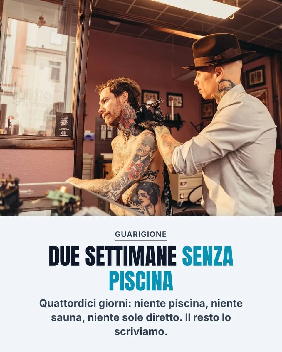 DUE SETTIMANE SENZA PISCINA, Laboratorio Tatuaggi