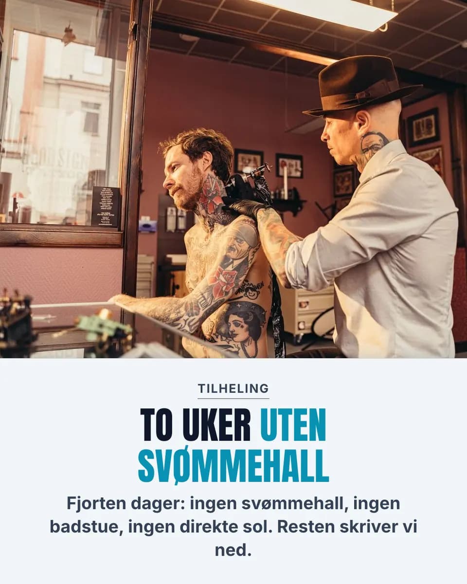 TO UKER UTEN SVØMMEHALL, Tatoveringsverksted