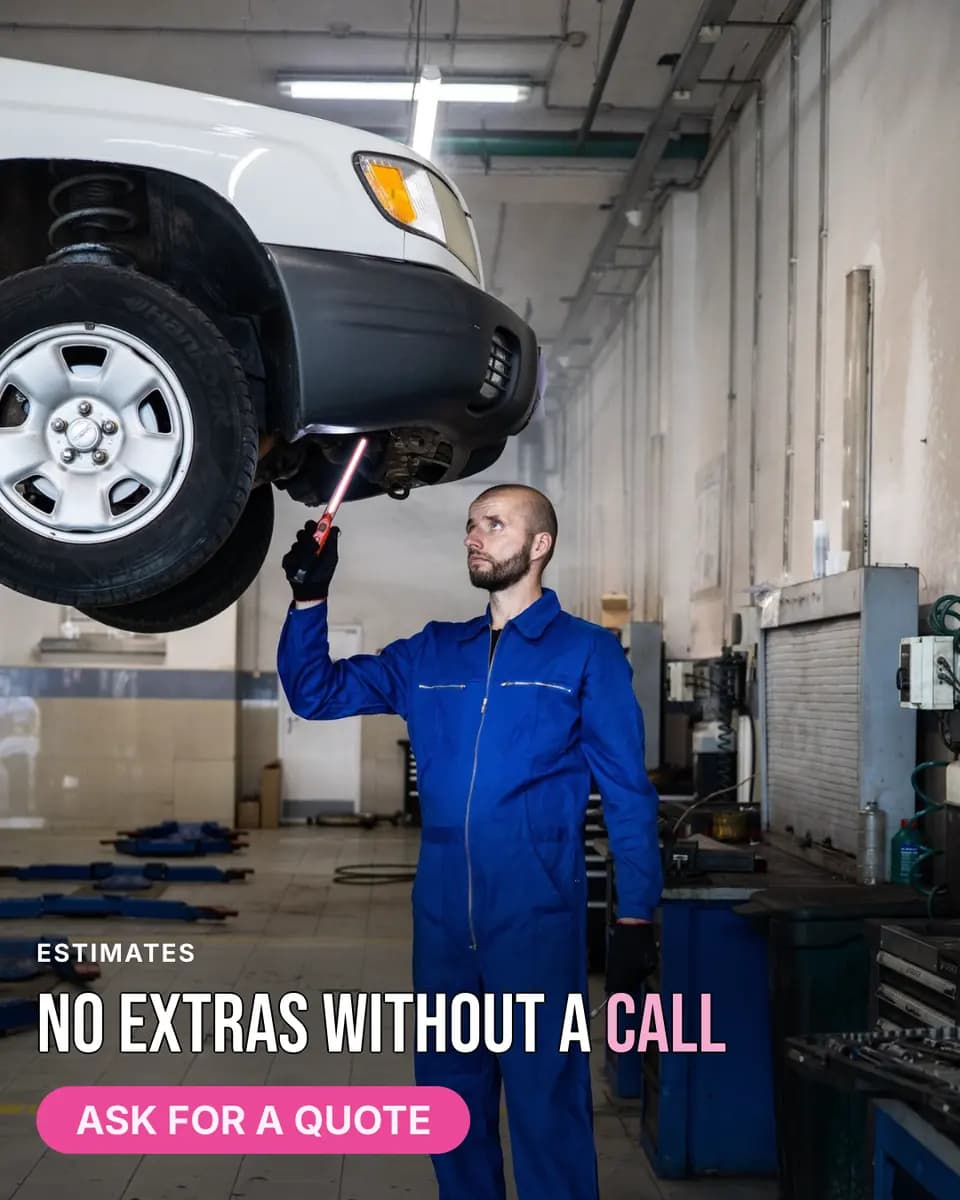 No extras without a call, Mechanic Service